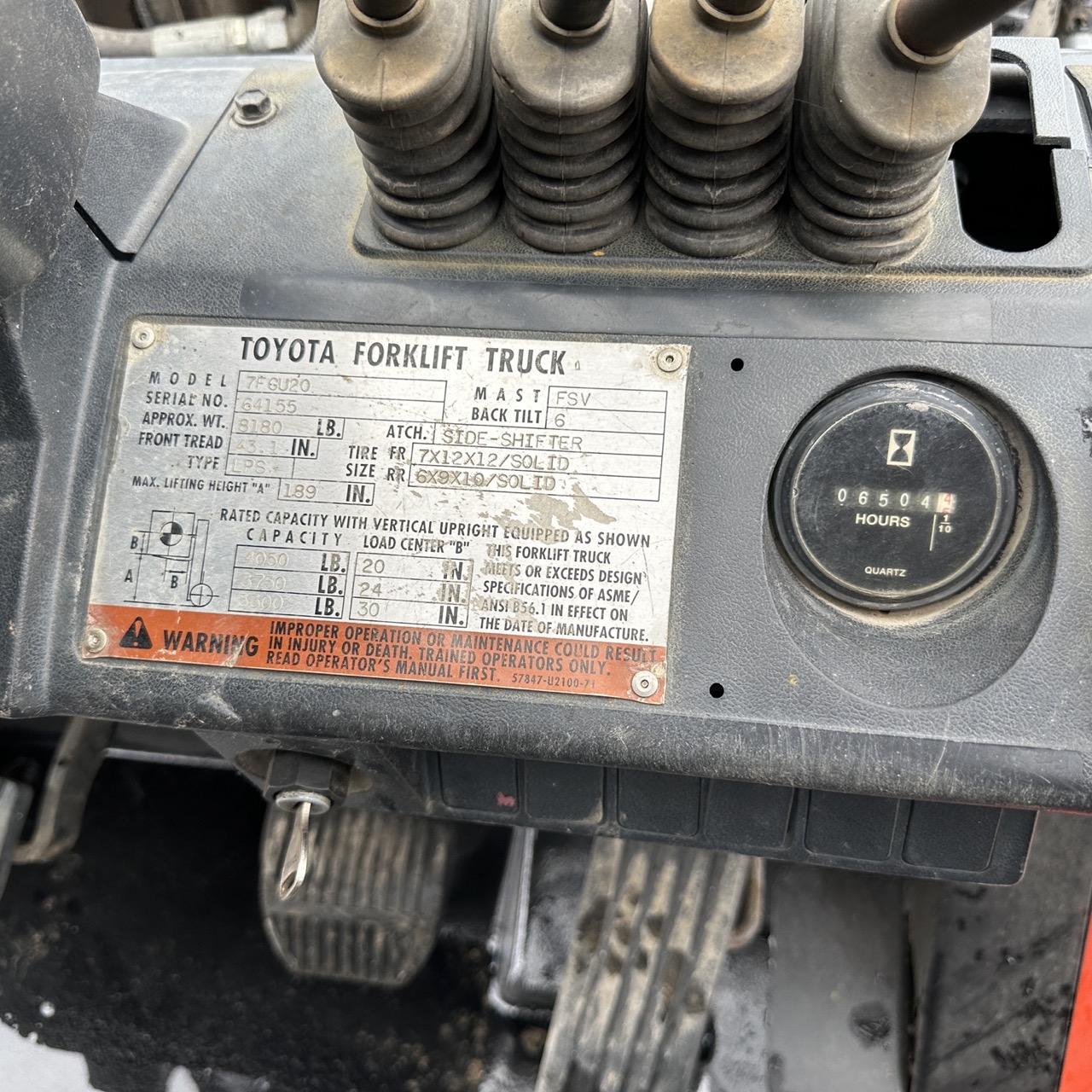 Chariot élévateur Toyota 4000lb – Image 10